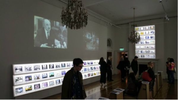 Hundreds of photos of Soviet design projects grace the walls at Somerset House. Hundreds of photos of Soviet design projects grace the walls at Somerset House. - Sputnik International