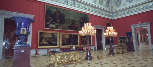 The Hall of Italian Art of XVII-XVIII centuries at the State Hermitage in St. Petersburg. (File) The Hall of Italian Art of XVII-XVIII centuries at the State Hermitage in St. Petersburg. (File) - Sputnik International
