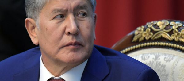 President of Kyrgyzstan Almazbek Atambaev at the meeting of the CIS Council of Heads of State in Bishkek, Kyrgyzstan President of Kyrgyzstan Almazbek Atambaev at the meeting of the CIS Council of Heads of State in Bishkek, Kyrgyzstan - Sputnik International