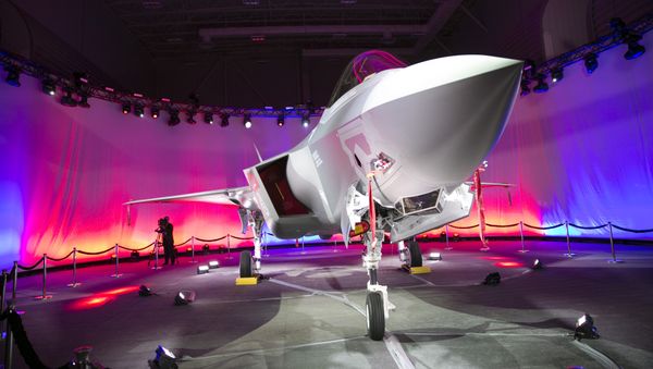 First Norwegian Armed Forces Lockheed Martin F-35A Lightning II, known as AM-1 Joint Strike Jet Fighter, is unveiled during the rollout celebration at Lockheed Martin production facility in Fort Worth, TX First Norwegian Armed Forces Lockheed Martin F-35A Lightning II, known as AM-1 Joint Strike Jet Fighter, is unveiled during the rollout celebration at Lockheed Martin production facility in Fort Worth, TX - Sputnik International