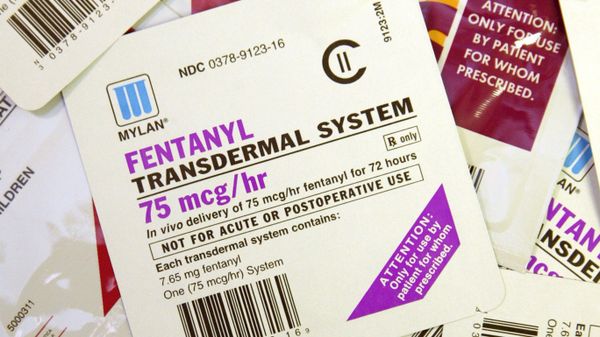 A collection of different brand and dosages of the Fentanyl patch, clearly marked wit warnings about non-precribed uses, Wednesday, April 26,2006 in St. Louis. - Sputnik International