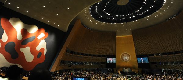 The hall of the UN General Assembly. (File) The hall of the UN General Assembly. (File) - Sputnik International