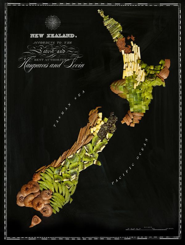 Culinary Cartography: Munchable Maps for Geography Gourmets - Sputnik International