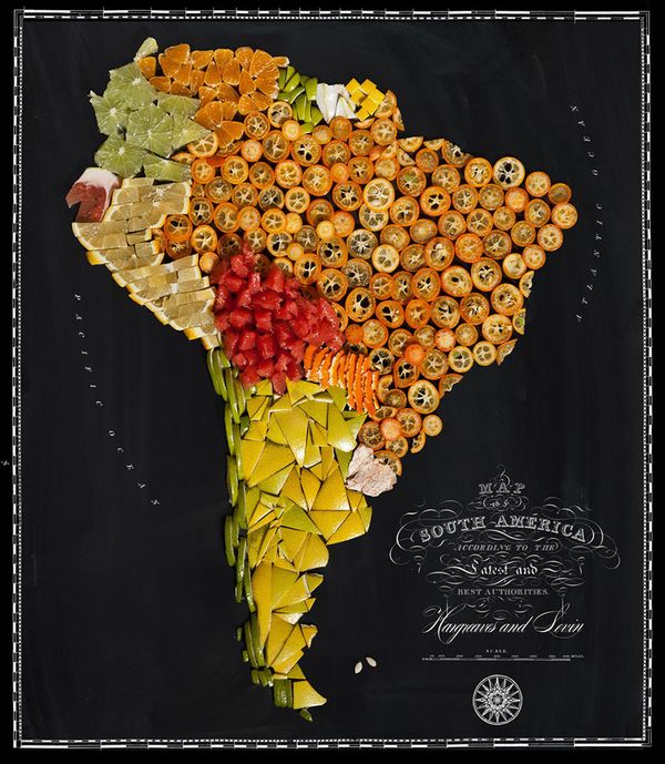 Culinary Cartography: Munchable Maps for Geography Gourmets - Sputnik International
