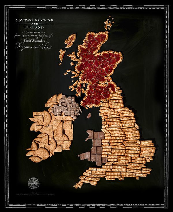 Culinary Cartography: Munchable Maps for Geography Gourmets - Sputnik International