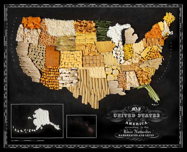 Culinary Cartography: Munchable Maps for Geography Gourmets - Sputnik International
