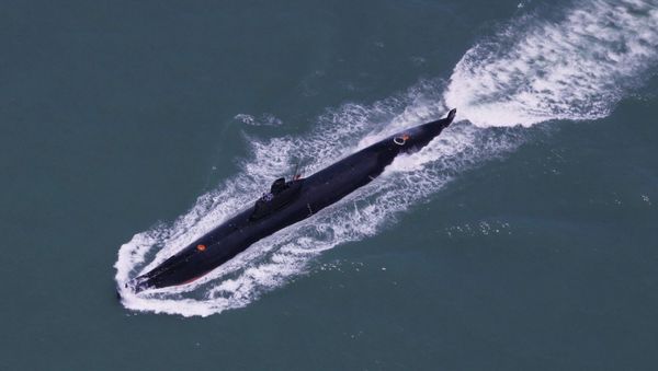 Submarine of the People's Liberation Army Navy's Nanhai Fleet taking part in a marine training session in the South China Sea (File) - Sputnik International