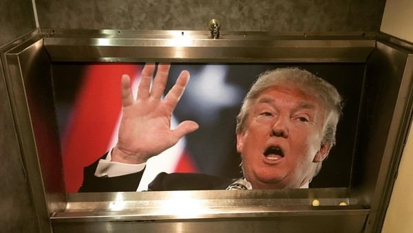 Donald Trump Urinals are all the range in some bars in the UK. - Sputnik International