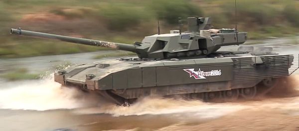 Demonstration of T-14 Armata tank Demonstration of T-14 Armata tank - Sputnik International