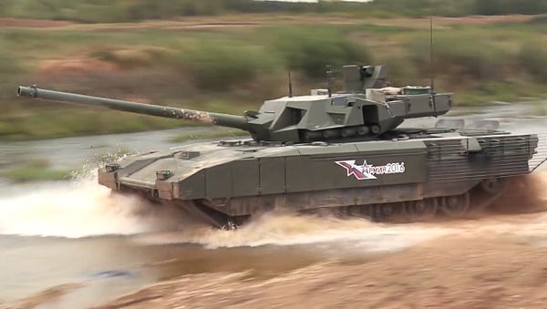 Demonstration of T-14 Armata tank - Sputnik International