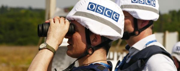 OSCE inspectors examine the territory of the Donetsk filter plant, situated on the contact line between Yasinovataya and Avdeyevka in Donbass, which was heavily shelled by the Ukrainian army OSCE inspectors examine the territory of the Donetsk filter plant, situated on the contact line between Yasinovataya and Avdeyevka in Donbass, which was heavily shelled by the Ukrainian army - Sputnik International