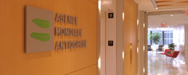 Picture of the logo of World Anti-Doping Agency or Agence Mondiale Antidopage (WADA)taken on September 20, 2016 at the headquarter of the organisation in Montreal Picture of the logo of World Anti-Doping Agency or Agence Mondiale Antidopage (WADA)taken on September 20, 2016 at the headquarter of the organisation in Montreal - Sputnik International