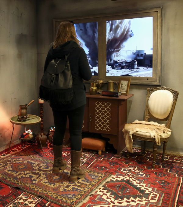 The exhibition “Refugees: A Minute in Syria.” The exhibition “Refugees: A Minute in Syria.” - Sputnik International