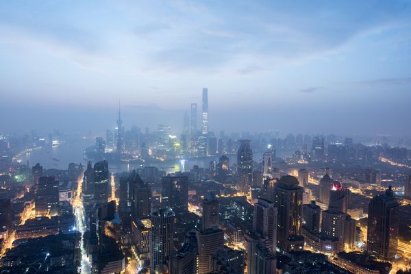 This picture taken early on September 9, 2016, shows the financial district of Pudong in Shanghai This picture taken early on September 9, 2016, shows the financial district of Pudong in Shanghai - Sputnik International