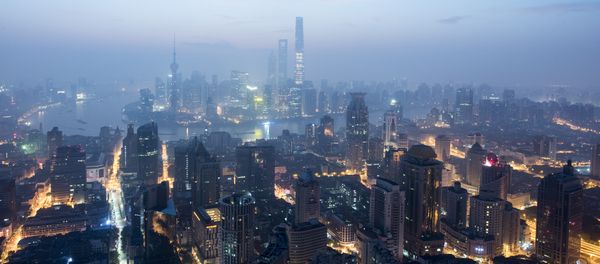 This picture taken early on September 9, 2016, shows the financial district of Pudong in Shanghai This picture taken early on September 9, 2016, shows the financial district of Pudong in Shanghai - Sputnik International