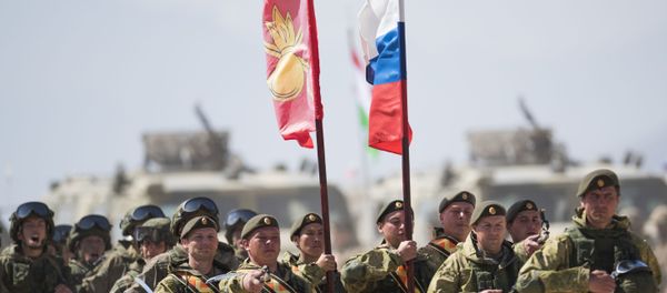Военнослужащие российской армии во время международных антитеррористических учений государств-членов ШОС Мирная миссия — 2016 в Киргизии Военнослужащие российской армии во время международных антитеррористических учений государств-членов ШОС Мирная миссия — 2016 в Киргизии - Sputnik International