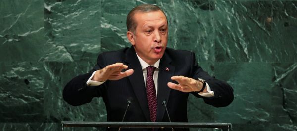 Turkish President Recep Tayyip Erdogan addresses the United Nations General Assembly in the Manhattan borough of New York, U.S. September 20, 2016 Turkish President Recep Tayyip Erdogan addresses the United Nations General Assembly in the Manhattan borough of New York, U.S. September 20, 2016 - Sputnik International