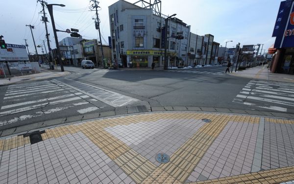 The deserted streets of  Ichinoseki in Miyagi prefecture. - Sputnik International