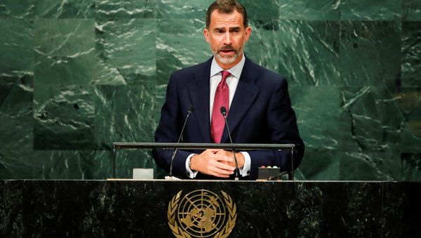 King Felipe VI of Spain addresses the United Nations General Assembly in the Manhattan borough of New York, U.S. September 20, 2016. - Sputnik International