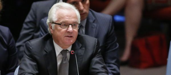 Vitaly Churkin Russian Ambassador to the United Nations speaks after the vote on a draft resolution for establishing a tribunal to prosecute those responsible for the MH17 flight during a Security council meeting at the United Nations Headquarters in New York on July 29, 2015 Vitaly Churkin Russian Ambassador to the United Nations speaks after the vote on a draft resolution for establishing a tribunal to prosecute those responsible for the MH17 flight during a Security council meeting at the United Nations Headquarters in New York on July 29, 2015 - Sputnik International