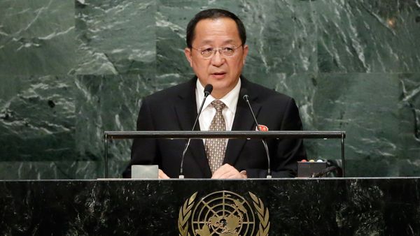 North Korea's Foreign Minister Ri Yong Ho addresses the 71st session of the United Nations General Assembly, at U.N. headquarters, Friday, Sept. 23, 2016. - Sputnik International
