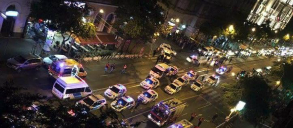 Budapest Blast Scene - Sputnik International