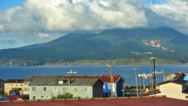 Yuzhno-Kurilsk village on Kunashir Island - Sputnik International
