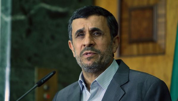 Iran's former leader Mahmoud Ahmadinejad Iran's former leader Mahmoud Ahmadinejad - Sputnik International