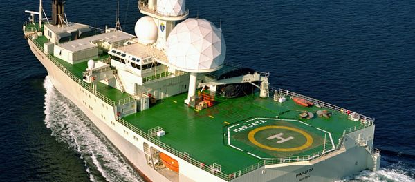 Norwegian surveillance vessel Marjata Norwegian surveillance vessel Marjata - Sputnik International