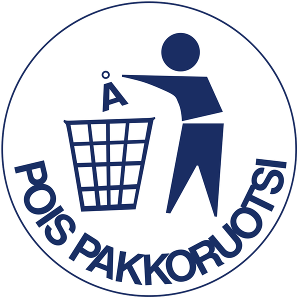 Away with mandatory Swedish. A campaign logo against mandatory Swedish. The character on the logo throws away an Å, a letter found in Swedish words, but not in native Finnish. - Sputnik International