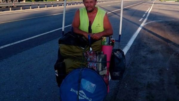 A senior citizen from Saratov Vladimir Ponomarev - Sputnik International