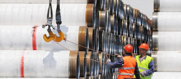 Pipes for the TurkStream Offshore Pipeline are stored at ports on the coast of the Black Sea - Sputnik International