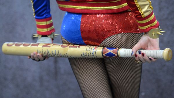 A participant of the third annual Comic Con Russia festival and interactive ativities exhibition IgroMir 2016 in Crocus Expo exhibition centre in Moscow - Sputnik International
