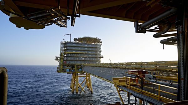 Denmark’s A.P. Moller-Maersk's oil rig in the North Sea named Halfdan (File) - Sputnik International