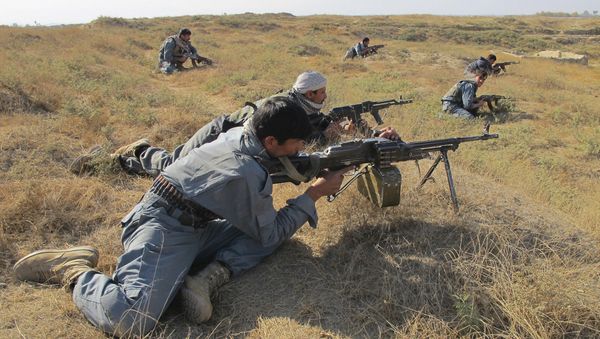 Afghan National Army soldiers take positions during a joint operation by ISAF and ANSF against taliban in Kunduz province, north of Kabul, Afghanistan (File) Afghan National Army soldiers take positions during a joint operation by ISAF and ANSF against taliban in Kunduz province, north of Kabul, Afghanistan (File) - Sputnik International