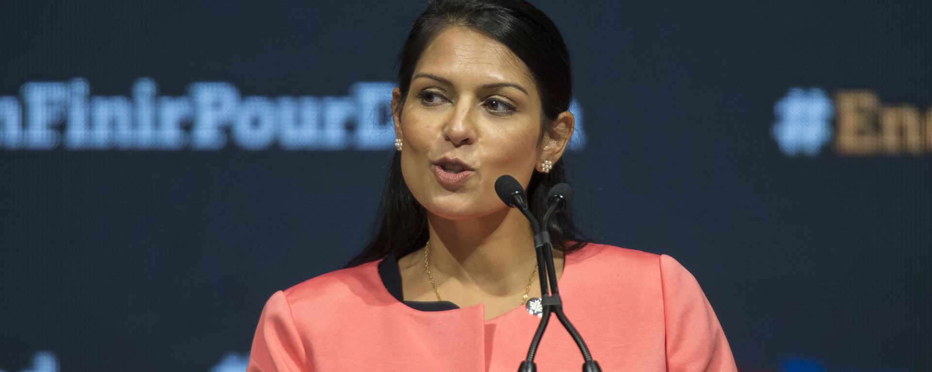 Priti Patel, the United Kindom's Secretary of State for International Development speaks at the closing of the Fifth Replenishment Conference of the Global Fund to Fight AIDS, Tuberculosis and Malaria in Montreal, Quebec, September 17, 2016 Priti Patel, the United Kindom's Secretary of State for International Development speaks at the closing of the Fifth Replenishment Conference of the Global Fund to Fight AIDS, Tuberculosis and Malaria in Montreal, Quebec, September 17, 2016 - Sputnik International, 1920, 22.11.2021