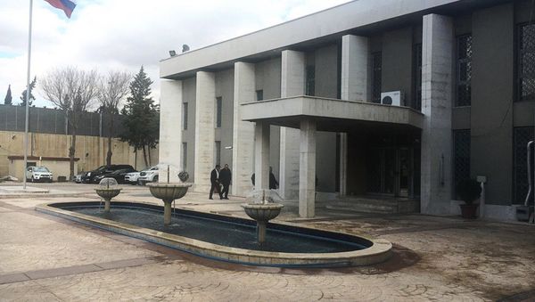 The Russian Embassy in Damascus. The Russian Embassy in Damascus. - Sputnik International