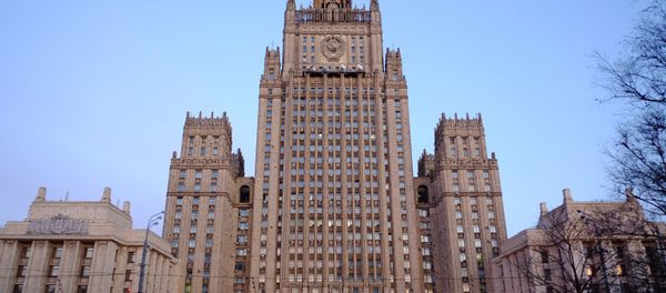 The Russian Ministry of Foreign Affairs on Smolenskaya-Sennaya Square in Moscow. - Sputnik International