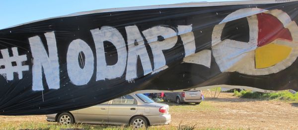 No DAPL Banner at North Dakota Access Site No DAPL Banner at North Dakota Access Site - Sputnik International