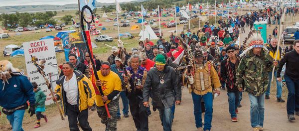 DAPL Protesters in Cannon Ball, North Dakota DAPL Protesters in Cannon Ball, North Dakota - Sputnik International