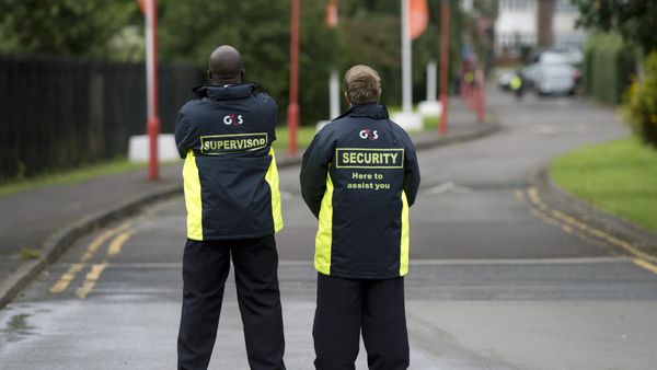 Private security guards G4S - Sputnik International