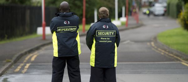 Private security guards G4S - Sputnik International
