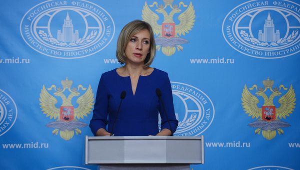 Russian Foreign Ministry Spokesperson Maria Zakharova at a briefing Russian Foreign Ministry Spokesperson Maria Zakharova at a briefing - Sputnik International