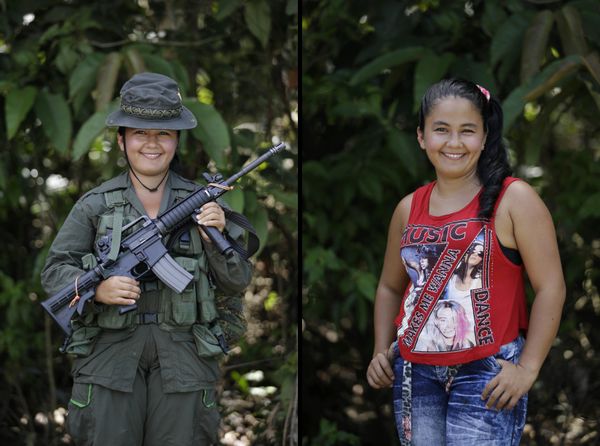 This Aug. 16, 2016 photo shows two portraits of Yuri Renteria This Aug. 16, 2016 photo shows two portraits of Yuri Renteria - Sputnik International
