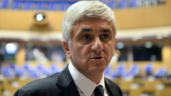 President of the Nouveau Centre (New Centre) party and newly elected president of the Normandie regional council Herve Morin is pictured after the vote, on January 4, 2015 at the regional council building in Rouen - Sputnik International
