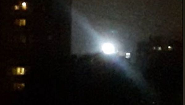 WATCH: Mysterious Glowing UFO Spotted Over Moscow High-Rise WATCH: Mysterious Glowing UFO Spotted Over Moscow High-Rise - Sputnik International