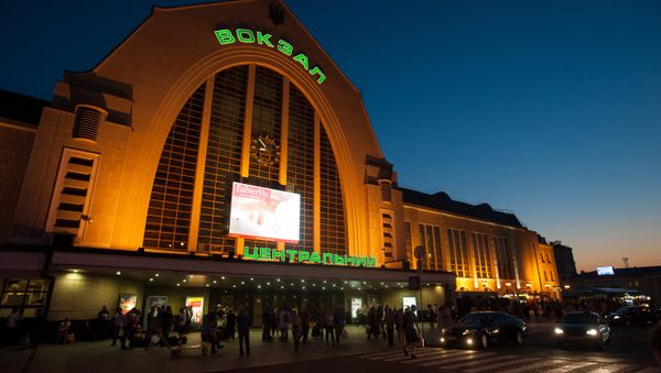 A view of Kiev's central railway station - Sputnik International