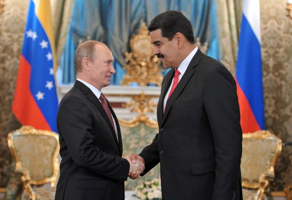 Russian President Vladimir Putin meets in the Kremlin with Nicolas Maduro Russian President Vladimir Putin meets in the Kremlin with Nicolas Maduro - Sputnik International