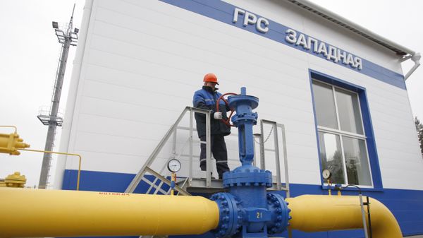 Gazprom's Zapadnaya gas distribution station in Belarus Gazprom's Zapadnaya gas distribution station in Belarus - Sputnik International