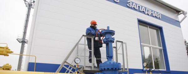 Gazprom's Zapadnaya gas distribution station in Belarus Gazprom's Zapadnaya gas distribution station in Belarus - Sputnik International